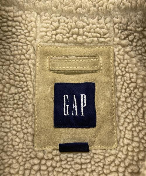 GAP（ギャップ）GAP (ギャップ) OLDGAP 00`sスエードレザージャケット ボアジャケット ベージュ サイズ:Sの古着・服飾アイテム