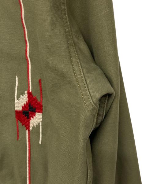 Denim & Supply Ralph Lauren（デニム＆サプライ ラルフローレン）Denim & Supply Ralph Lauren (デニム＆サプライ ラルフローレン) ネイティブ刺繍 デッキジャケット オリーブ サイズ:Sの古着・服飾アイテム