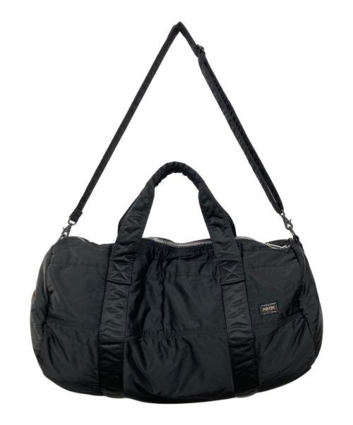 PORTER（ポーター）PORTER (ポーター) TANKER  2WAY BOSTON BAG(M) / タンカー ボストンバック Mサイズ ブラックの古着・服飾アイテム