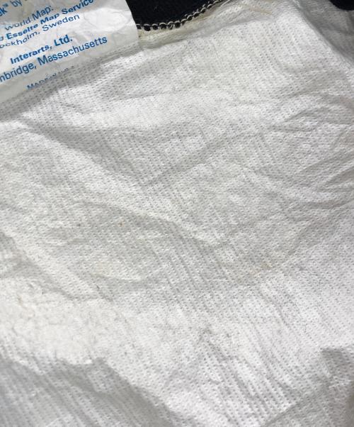 WEARIN THE WORLD（ウェアリン・ザ・ワールド）WEARIN THE WORLD (ウェアリン・ザ・ワールド) 80`S地図柄ペーパージャケット ホワイト サイズ:XXLの古着・服飾アイテム