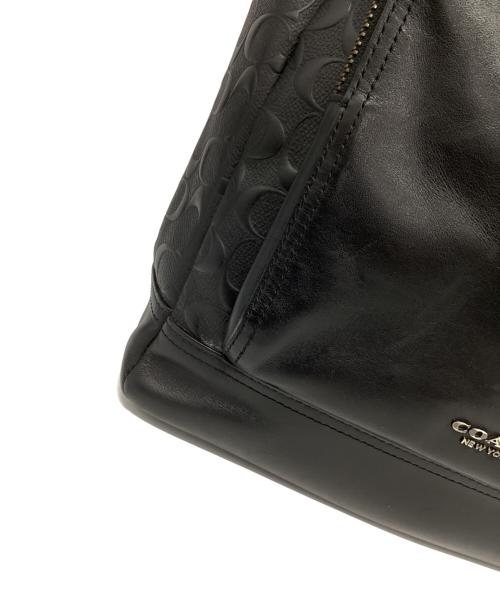 COACH（コーチ）COACH (コーチ) QBBK GRAHAM BACKPACK / レザー グラハム バックパック ブラックの古着・服飾アイテム