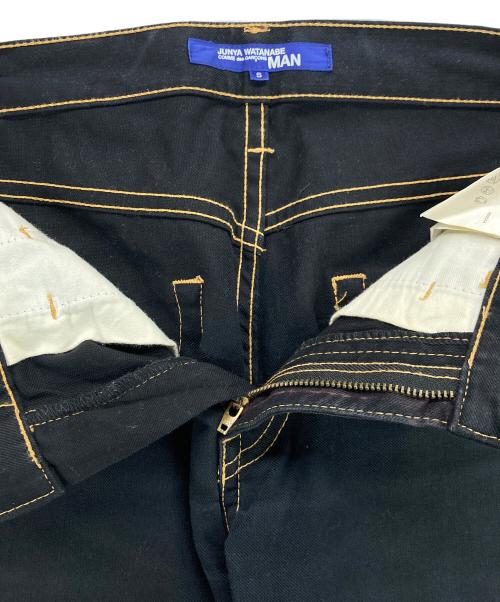 JUNYA WATANABE MAN（ジュンヤワタナベマン）JUNYA WATANABE MAN (ジュンヤワタナベマン) ステッチパンツ ブラック サイズ:Sの古着・服飾アイテム