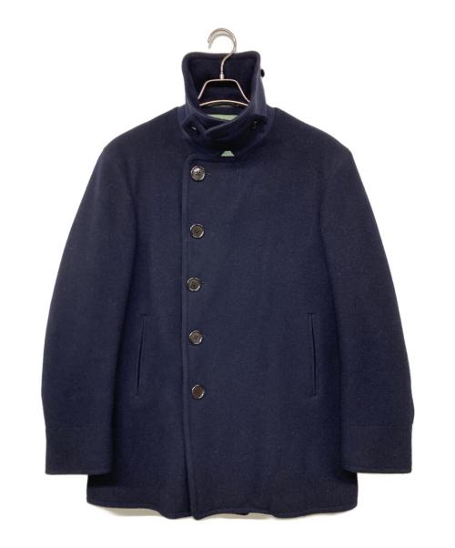 Y's for men（ワイズフォーメン）Y's for men (ワイズフォーメン) 90`SシングルPコート ネイビー サイズ:3の古着・服飾アイテム
