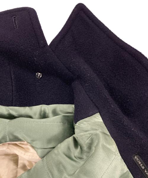 Y's for men（ワイズフォーメン）Y's for men (ワイズフォーメン) 90`SシングルPコート ネイビー サイズ:3の古着・服飾アイテム