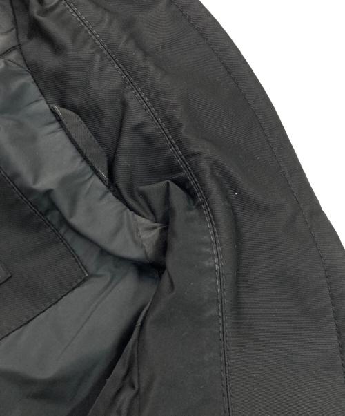 BOSS HUGO BOSS（ボス ヒューゴボス）BOSS HUGO BOSS (ボス ヒューゴボス) コットンポリステンカラーコート ブラック サイズ:48の古着・服飾アイテム