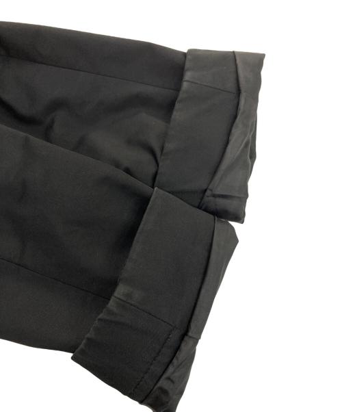 BOSS HUGO BOSS（ボス ヒューゴボス）BOSS HUGO BOSS (ボス ヒューゴボス) コットンポリステンカラーコート ブラック サイズ:48の古着・服飾アイテム