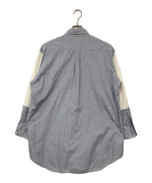 Y's for men（ワイズフォーメン）Y's for men (ワイズフォーメン) チェック切替シャツ ブルー サイズ:記載なしの古着・服飾アイテム