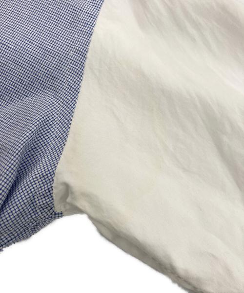 Y's for men（ワイズフォーメン）Y's for men (ワイズフォーメン) チェック切替シャツ ブルー サイズ:記載なしの古着・服飾アイテム