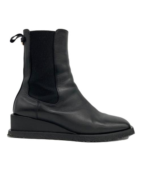 Salvatore Ferragamo（サルヴァトーレ フェラガモ）Salvatore Ferragamo (サルヴァトーレ フェラガモ) SIDE GORE BOOTS ガンチーニサイドゴアブーツ ブラック サイズ:7の古着・服飾アイテム