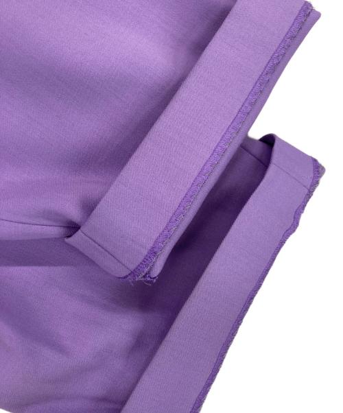 NATASHA ZINKO（ナターシャジンコ）NATASHA ZINKO (ナターシャジンコ) ワイドタックスラックス プリーツパンツ パープル サイズ:36の古着・服飾アイテム