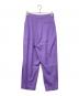 NATASHA ZINKO (ナターシャジンコ) ワイドタックスラックス プリーツパンツ パープル サイズ:36：8000円