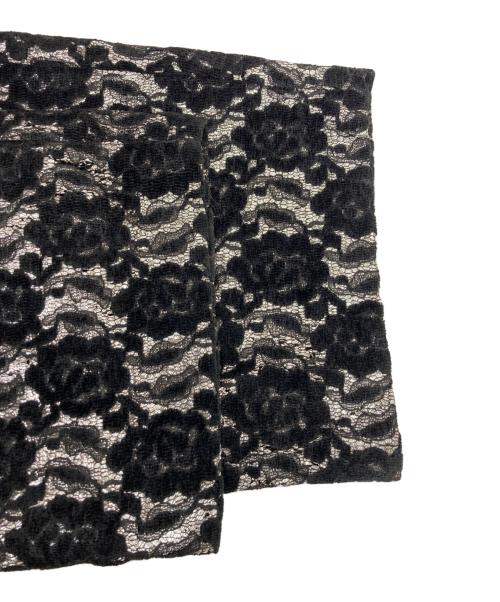 MAISON SPECIAL（メゾンスペシャル）MAISON SPECIAL (メゾンスペシャル) Metallic Lace Pants / メタリック レース パンツ ブラック サイズ:38の古着・服飾アイテム