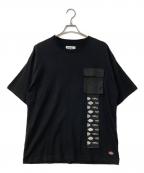 KIDILL×Dickies×Jesse Draxlerキディル×ディッキーズ×ジェシー・ドラクスラー）の古着「トリプルコラボTEE」｜ブラック