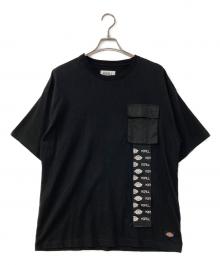 KIDILL×Dickies×Jesse Draxler（キディル×ディッキーズ×ジェシー・ドラクスラー）の古着「トリプルコラボTEE」｜ブラック