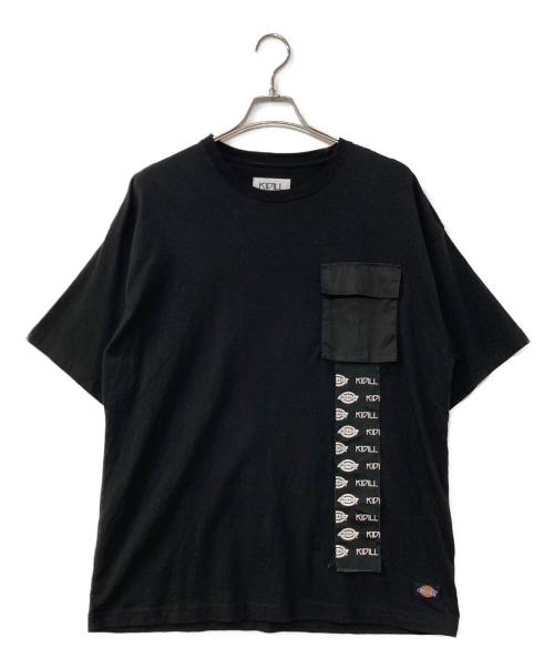 KIDILL（キディル）KIDILL (キディル) Dickies (ディッキーズ) Jesse Draxler (ジェシー・ドラクスラー) トリプルコラボTEE ブラック サイズ:46の古着・服飾アイテム