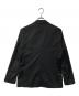 uniform experiment (ユニフォームエクスペリメント) STRETCH GABARDINE 3 BUTTON JACKET ストレッチギャバジン 3B JKT ブラック サイズ:2：6000円
