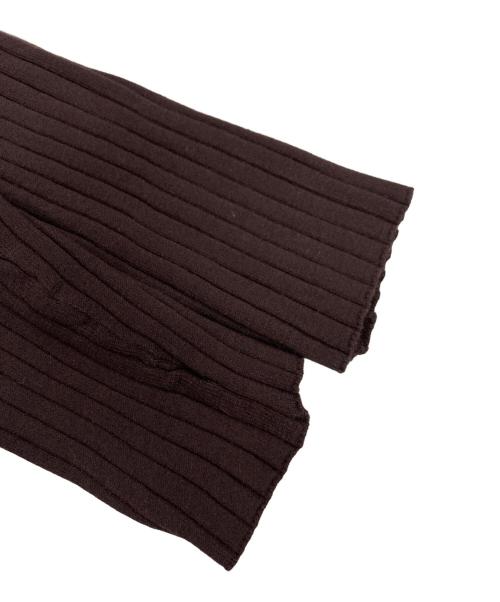 Mystrada（マイストラーダ）Mystrada (マイストラーダ) オープンショルダーリボンニット ブラウン サイズ:38 未使用品の古着・服飾アイテム