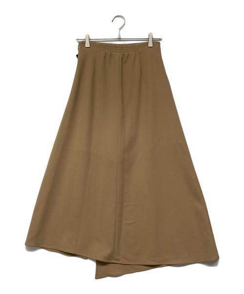 anuans（アニュアンス）anuans (アニュアンス) アシンメトリーレイヤードスカート ベージュ サイズ:Mの古着・服飾アイテム