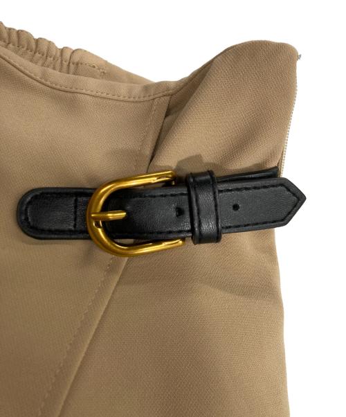 anuans（アニュアンス）anuans (アニュアンス) アシンメトリーレイヤードスカート ベージュ サイズ:Mの古着・服飾アイテム