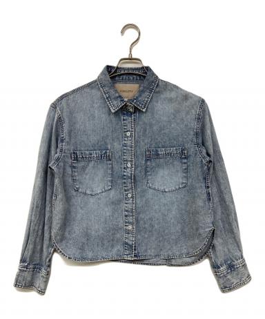 JUSGLITTY クロップドデニムシャツ 中古・古着通販】JUSGLITTY (ジャスグリッティー) クロップドデニム
