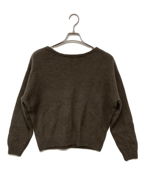 Mystrada（マイストラーダ）Mystrada (マイストラーダ) 2WAYファーニットプルオーバー ブラウン サイズ:38の古着・服飾アイテム