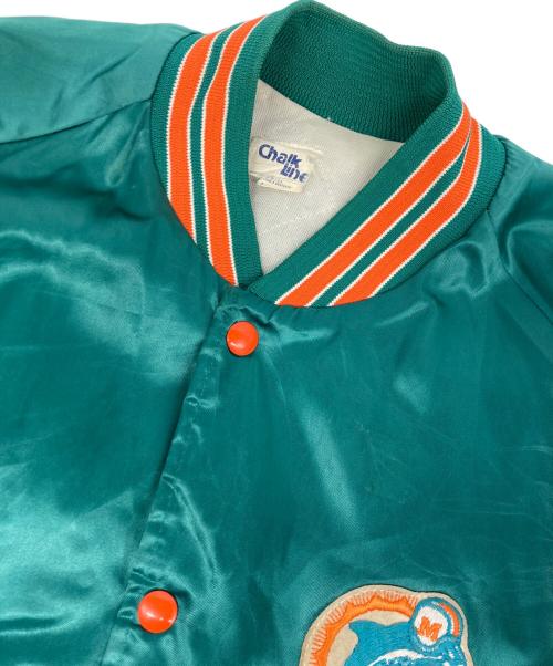 Chalk Line（チョークライン）Chalk Line (チョークライン) NFLスタジャン グリーン サイズ:Lの古着・服飾アイテム