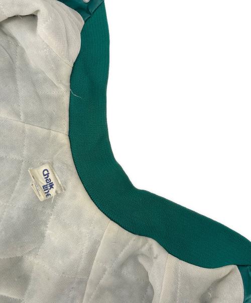 Chalk Line（チョークライン）Chalk Line (チョークライン) NFLスタジャン グリーン サイズ:Lの古着・服飾アイテム
