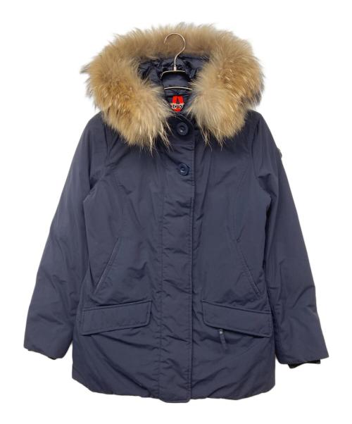 CAPEHORN（ケープホーン）CAPEHORN (ケープホーン) NEVADO / ファー付ダウンコート ネイビー サイズ:44の古着・服飾アイテム