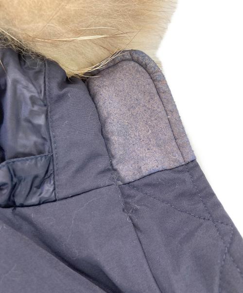 CAPEHORN（ケープホーン）CAPEHORN (ケープホーン) NEVADO / ファー付ダウンコート ネイビー サイズ:44の古着・服飾アイテム