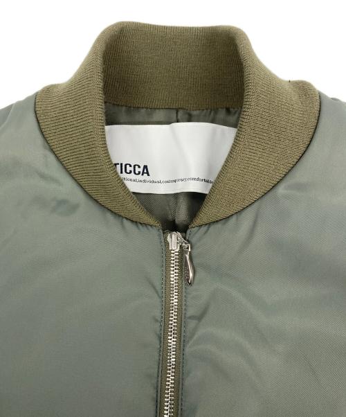 ticca（ティッカ）TICCA (ティッカ) ショート MA-1 カーキ サイズ:FREEの古着・服飾アイテム