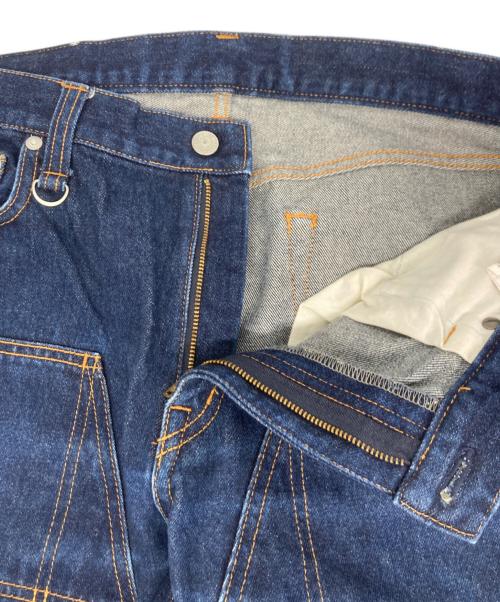 児島ジーンズ（コジマジーンズ）児島ジーンズ (コジマジーンズ) ダイヤステッチ ダブルニーストレートデニム インディゴ サイズ:36の古着・服飾アイテム