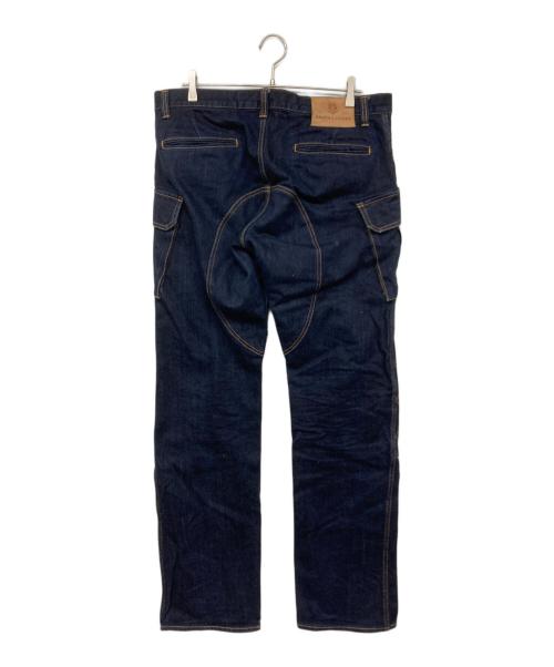 児島ジーンズ（コジマジーンズ）児島ジーンズ (コジマジーンズ) ダイヤステッチバイカーデニムパンツ インディゴ サイズ:38の古着・服飾アイテム