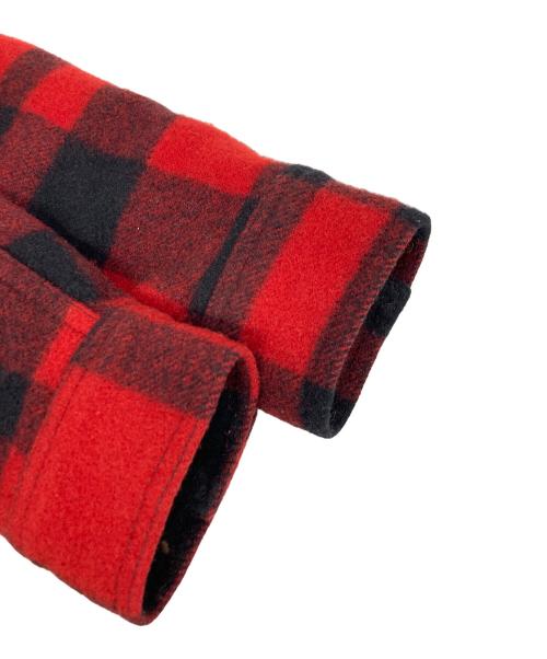 FILSON GARMENT（フィルソン ガーメント）FILSON GARMENT (フィルソン ガーメント) 80S シングルマッキーノクルーザー ジャケット レッド×ブラック サイズ:40の古着・服飾アイテム