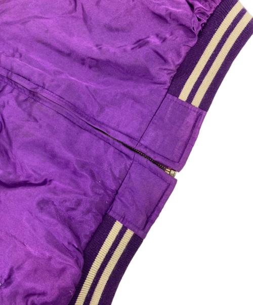 BOURBON HOUSE（バーボンハウス）BOURBON HOUSE (バーボンハウス) スカジャン ホワイト×パープル サイズ:不明の古着・服飾アイテム