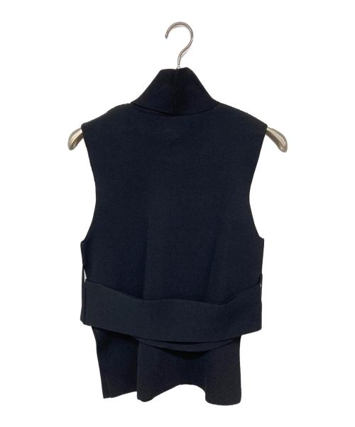 PETER DO（ピーター・ドゥ）PETER DO (ピーター・ドゥ) ノースリーブデザインニット ブラック サイズ:Sの古着・服飾アイテム