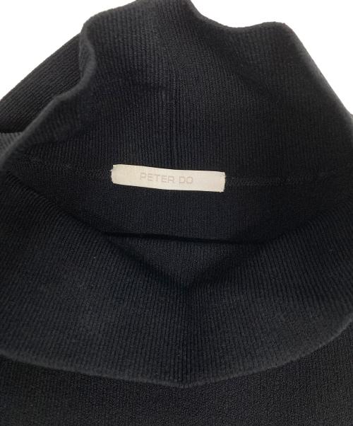 PETER DO（ピーター・ドゥ）PETER DO (ピーター・ドゥ) ノースリーブデザインニット ブラック サイズ:Sの古着・服飾アイテム