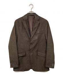 BANANA REPUBLIC（バナナリパブリック）の古着「ヌバックレザージャケット」｜ブラウン