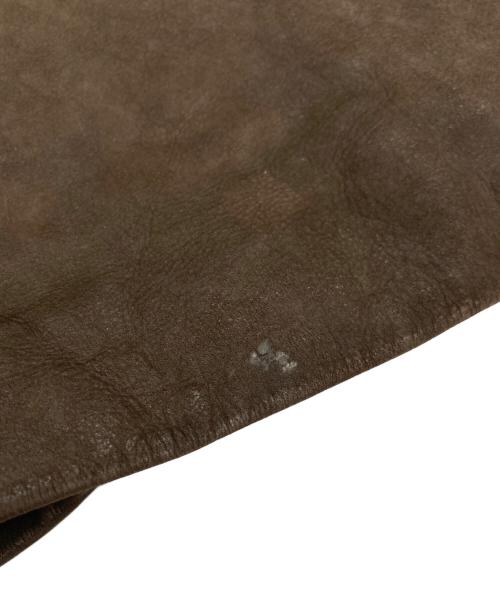 BANANA REPUBLIC（バナナリパブリック）BANANA REPUBLIC (バナナリパブリック) ヌバックレザージャケット ブラウン サイズ:38Rの古着・服飾アイテム