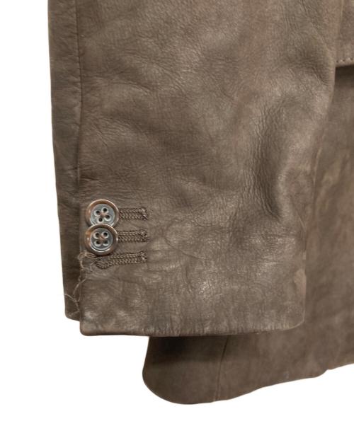 BANANA REPUBLIC（バナナリパブリック）BANANA REPUBLIC (バナナリパブリック) ヌバックレザージャケット ブラウン サイズ:38Rの古着・服飾アイテム