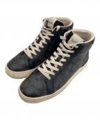 COACHコーチ）の古着「クリップ ハイ トップ スニーカー」｜ブラック