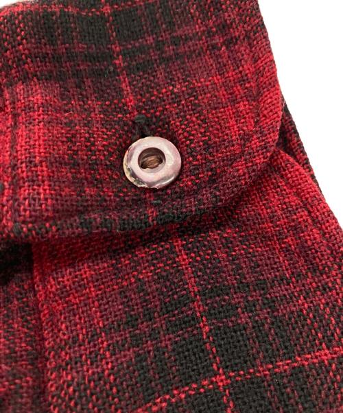 PENDLETON（ペンドルトン）PENDLETON (ペンドルトン) 40's～50's オンブレボードシャツ レッド サイズ:記載なしの古着・服飾アイテム