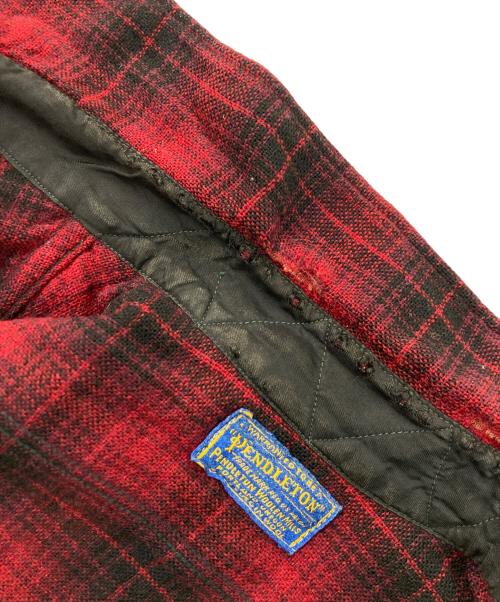 PENDLETON（ペンドルトン）PENDLETON (ペンドルトン) 40's～50's オンブレボードシャツ レッド サイズ:記載なしの古着・服飾アイテム