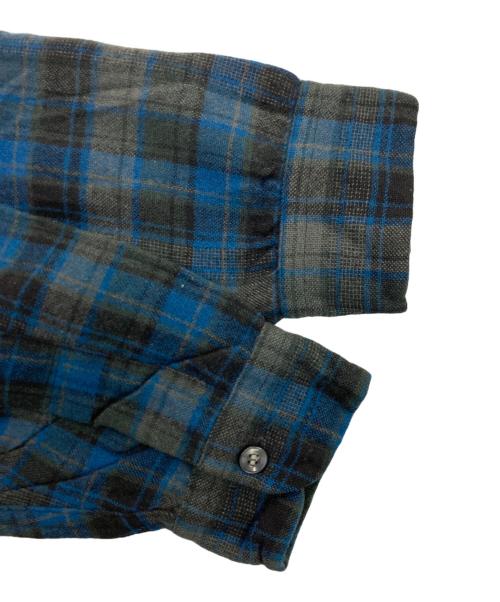 PENDLETON（ペンドルトン）PENDLETON (ペンドルトン) 60's オンブレボードシャツ ブルー サイズ:Lの古着・服飾アイテム