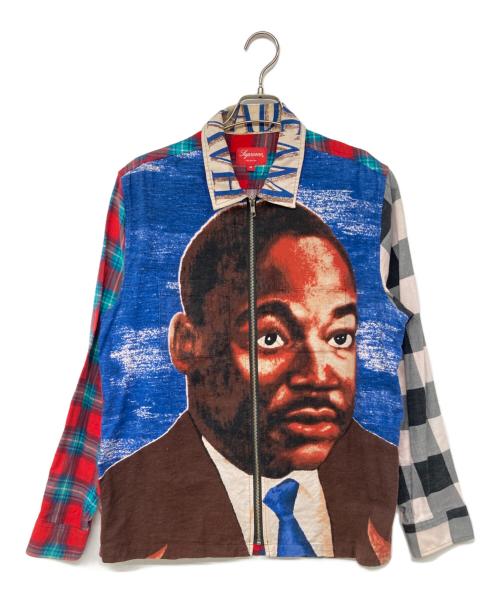 SUPREME（シュプリーム）Supreme (シュプリーム) MLK Zip Up Flannel Shirt / MLK ジップアップ フランネルシャツ マルチカラー サイズ:Mの古着・服飾アイテム