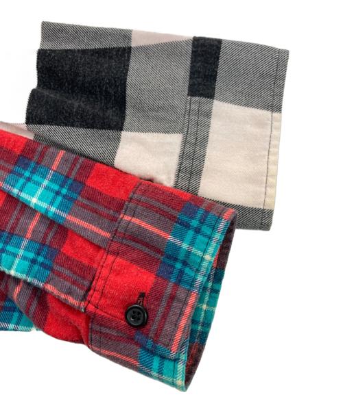 SUPREME（シュプリーム）Supreme (シュプリーム) MLK Zip Up Flannel Shirt / MLK ジップアップ フランネルシャツ マルチカラー サイズ:Mの古着・服飾アイテム