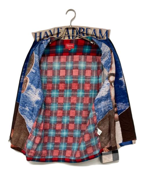 SUPREME（シュプリーム）Supreme (シュプリーム) MLK Zip Up Flannel Shirt / MLK ジップアップ フランネルシャツ マルチカラー サイズ:Mの古着・服飾アイテム