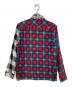 Supreme (シュプリーム) MLK Zip Up Flannel Shirt / MLK ジップアップ フランネルシャツ マルチカラー サイズ:M：12000円