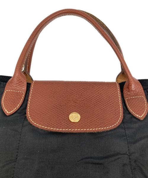 LONGCHAMP（ロンシャン）LONGCHAMP (ロンシャン) ル・プリアージュ ハンドバッグ ブラックの古着・服飾アイテム