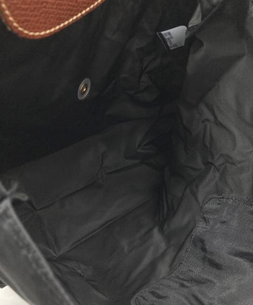 LONGCHAMP（ロンシャン）LONGCHAMP (ロンシャン) ル・プリアージュ ハンドバッグ ブラックの古着・服飾アイテム