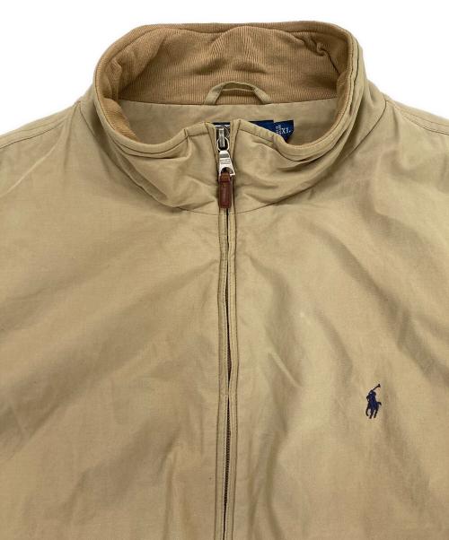 POLO RALPH LAUREN（ポロ・ラルフローレン）POLO RALPH LAUREN (ポロ・ラルフローレン) ジップアップジャケット ベージュ サイズ:XLの古着・服飾アイテム